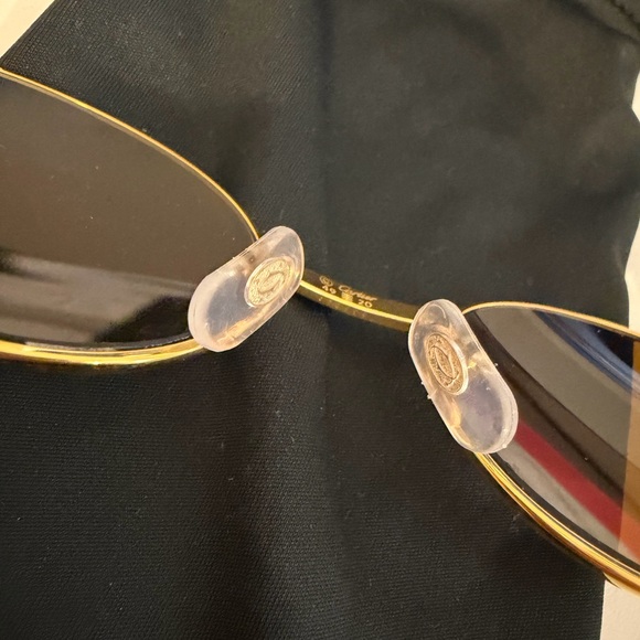 Cartier Gold Frame Sunglasses with Brown Lenses - Picture 5 of 8